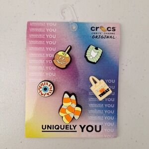 Crocs Charms Jibbitz Uniquely You Trick R Treat Halloween Holiday, 5 Pack, NEW